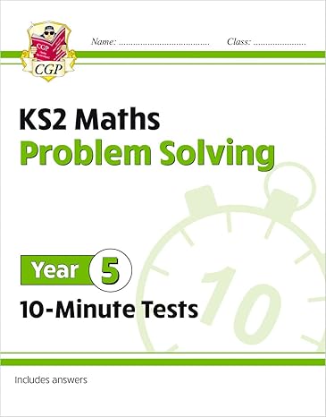 new ks2 maths 10 minute tests problem solving year 5 superb for catch up and learning at home 1st edition cgp