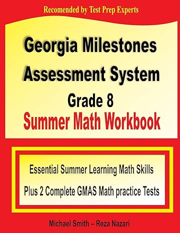 georgia milestones assessment system grade 8 summer math workbook essential summer learning math skills plus