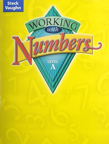 working with numbers level a 1st edition various 0739891561, 978-0739891568