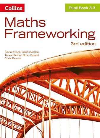 maths frameworking pupil book 3 3 3rd edition kevin evans ,keith gordon 0007537794, 978-0007537792