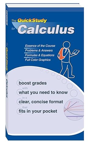 quickstudy for calculus bklt edition s b kizlik 1423202686, 978-1423202684