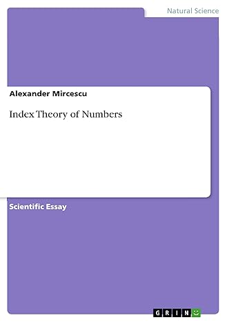 index theory of numbers 1st edition alexander mircescu 3668515220, 978-3668515222