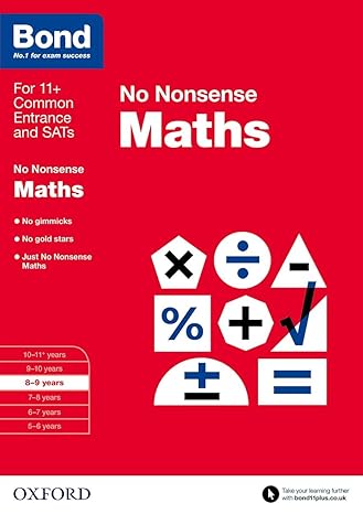 bond maths no nonsense 8 9 years uk edition sarah lindsay ,ursula heinzelmann 0192740482, 978-0192740489