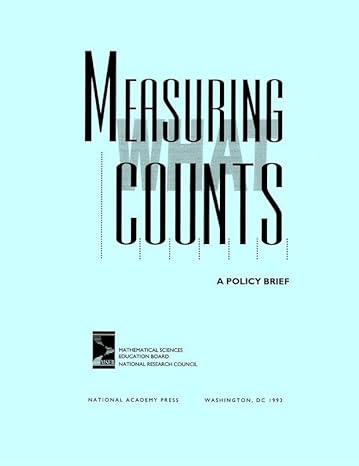 measuring what counts a policy brief 1st edition national research council ,mathematical sciences education