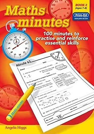 maths minutes book 2 1st edition prim ed publishing 1846542898, 978-1846542893