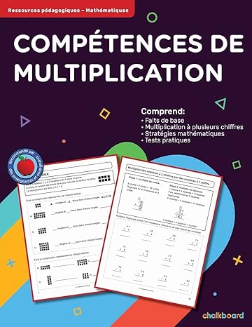 competences de multiplication 1st edition anne marie blouin 1771055472, 978-1771055475