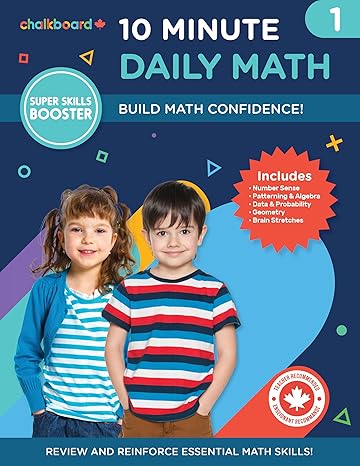 10 minute daily math grade 1 1st edition demetra turnbull 1771055561, 978-1771055567