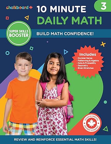 10 minute daily math grade 3 1st edition demetra turnbull 1771055588, 978-1771055581