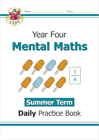 new ks2 mental maths daily practice book year 4 summer term 1st edition cgp books 1789087759, 978-1789087758