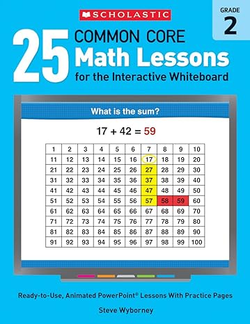 25 common core math lessons for the interactive whiteboard grade 2 ready to use animated powerpoint lessons