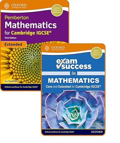 pemberton mathematics for cambridge igcse student book and exam success guide pack 1st edition ian bettison