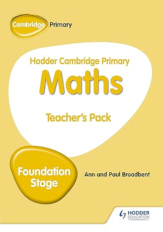 hodder cambridge primary maths teachers pack foundation stage hodder education group 1st edition ann
