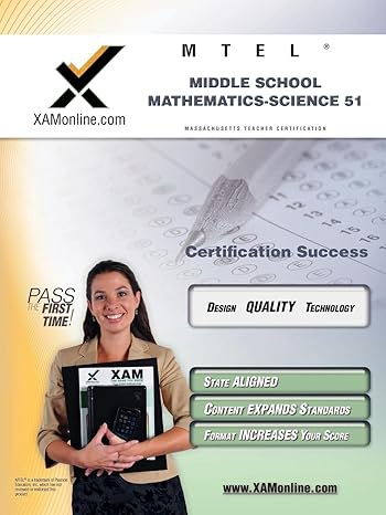 mtel middle school mathematics/science 51 teacher certification test prep study guide 2nd edition sharon