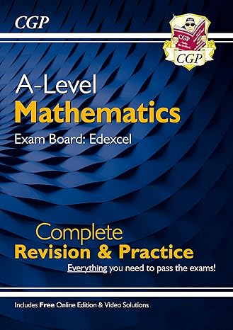 new a level maths for edexcel year 1 and 2 complete revision and practice with online edition cgp books