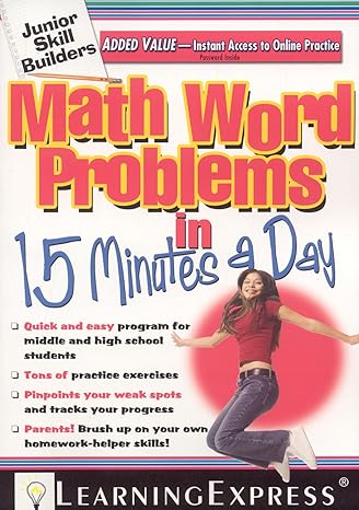 math word problems in 15 minutes a day pap/psc edition learningexpress llc editors 1576856917, 978-1576856918