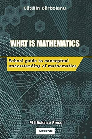 what is mathematics school guide to conceptual understanding of mathematics 1st edition catalin barboianu