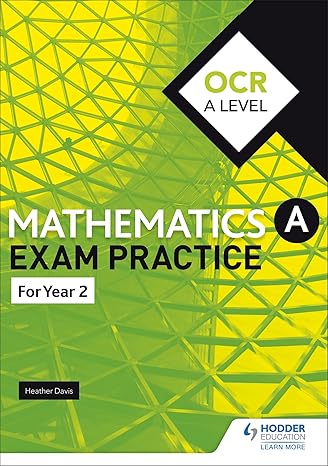 ocr a level mathematics exam practice 1st edition jan dangerfield 1510423680, 978-1510423688