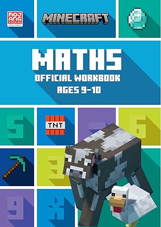 minecraft maths ages 9 10 official workbook 1st edition collins ks2 000846278x, 978-0008462789