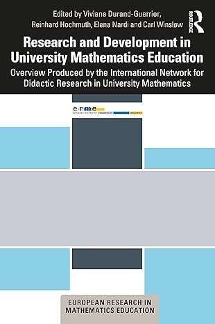 research and development in university mathematics education 1st edition viviane durand guerrier ,reinhard