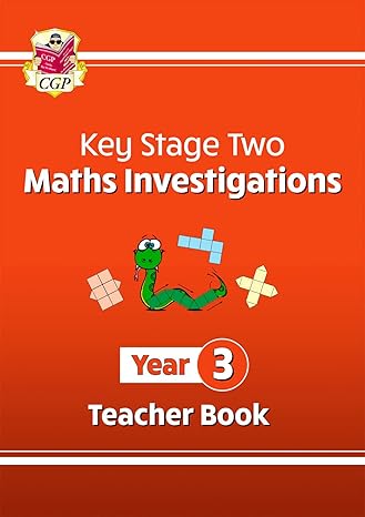 new ks2 maths investigations year 3 teacher book 1st edition cgp books 1789088992, 978-1789088991