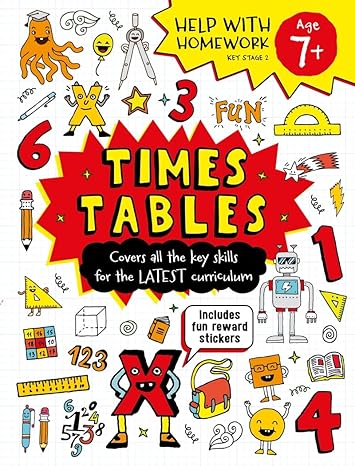 help with homework age 7+ times tables 1st edition autumn 1788101499, 978-1788101493