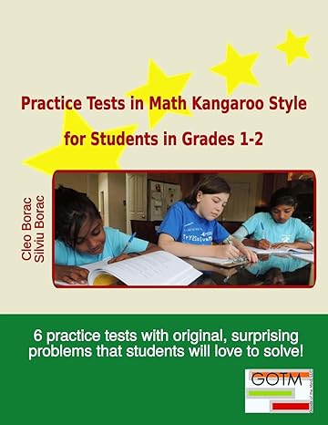 Practice Tests In Math Kangaroo Style For Students In Grades 1 2