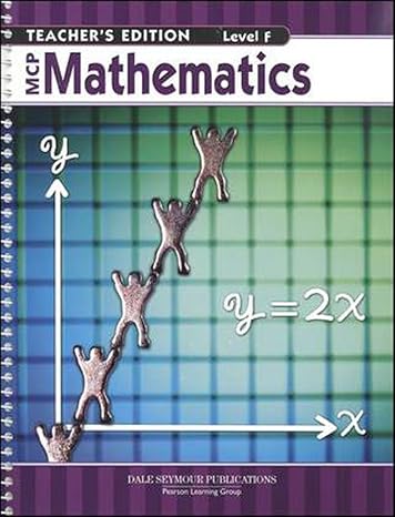 mcp mathematics level f   2005c teacher edition dale seymour publications ,royce hargrove 0765260670,