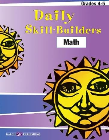 daily skill builders for math 1st edition walch 0825147913, 978-0825147913