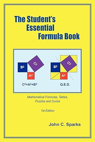 the students essential formula book 1st edition john sparks 141845785x, 978-1418457853