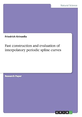 fast construction and evaluation of interpolatory periodic spline curves 1st edition friedrich krinzessa