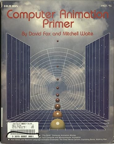 computer animation primer 1st edition david fox ,mitchell waite 0070217424, 978-0070217423
