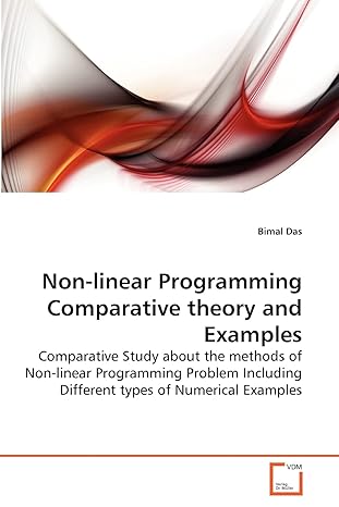 non linear programming comparative theory and examples comparative study about the methods of non linear