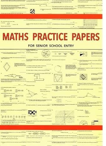 maths practice papers for senior school entry 1st edition peter robson 1872686397, 978-1872686394