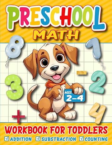 Preschool Math Workbook Fun Beginner Number Tracing Addition And Subtraction Activity Workbook For Toddlers Ages 2 4
