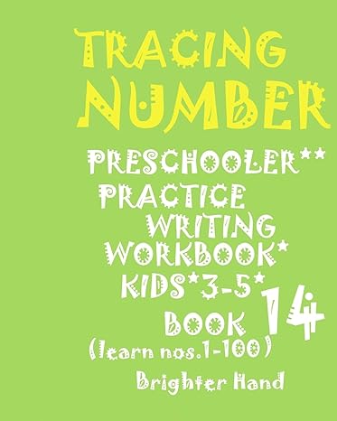 tracing number preschoolers practice writing workbook kids ages 3 5 tracing number preschoolers practice