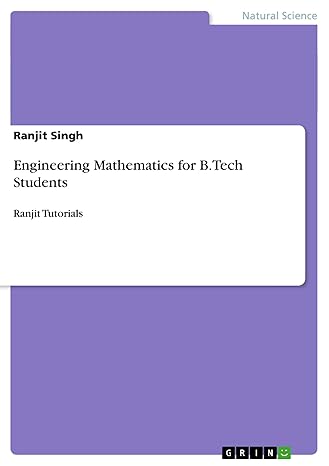 engineering mathematics for b tech students ranjit tutorials 1st edition ranjit singh 3656593744,