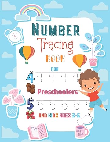 number tracing book for preschoolers and kids ages 3 5 with practice handwriting for preschoolers