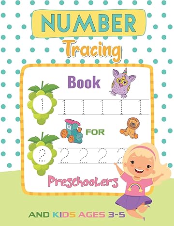 number tracing book for preschoolers and kids ages 3 5 with tracing math practice sheet for pre k