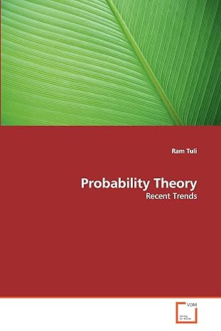 probability theory recent trends 1st edition ram tuli 3639346092, 978-3639346091