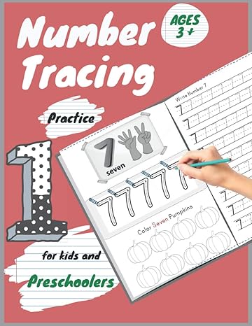 number tracing trace numbers practice workbook 1st edition math math b08rc8h64y, 979-8587204256