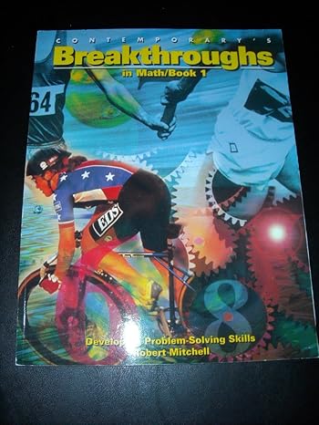 contemporarys breakthroughs in math book 1 1st edition robert mitchell 0809232901, 978-0809232901