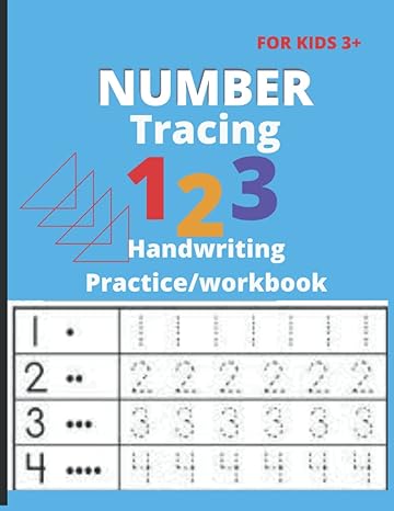 number tracing book preschool numbers tracing math practice workbook with 73 pages 1st edition adeyinka