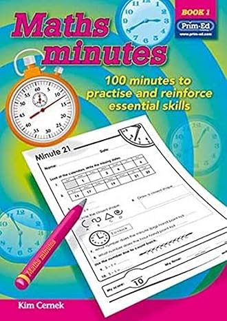 maths minutes book 1 1st edition prim ed publishing 184654288x, 978-1846542886