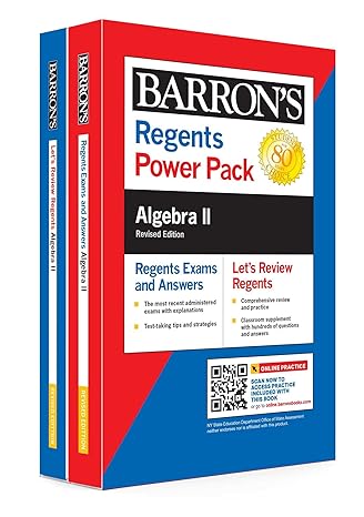 regents algebra ii power pack 1st edition gary m. rubinstein m.s. 150626462x, 978-1506264622