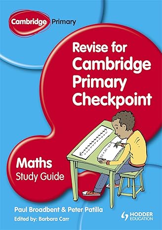 cambridge primary revise for primary checkpoint mathematics study guide study guide edition barbara carr