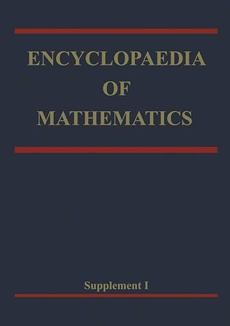encyclopaedia of mathematics supplement volume i 1st edition michiel hazewinkel 9048148960, 978-9048148967