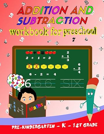 addition and subtraction workbook for preschool subtitle math preschool learning book with number tracing