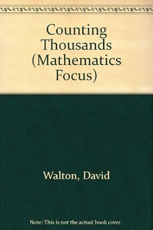 counting thousands 1st edition david walton 0590536702, 978-0590536707