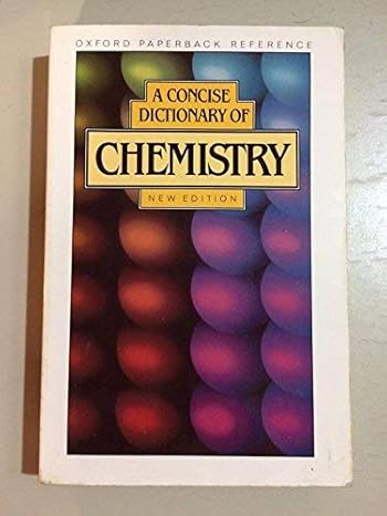 a concise dictionary of chemistry revised edition market house books 0192861107, 978-0192861108