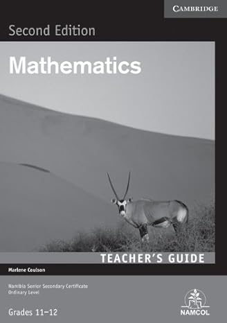 nssc mathematics teachers guide 1st edition marlene coulson 0521180686, 978-0521180689